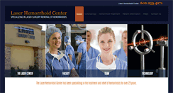 Desktop Screenshot of laserhemorrhoids.com